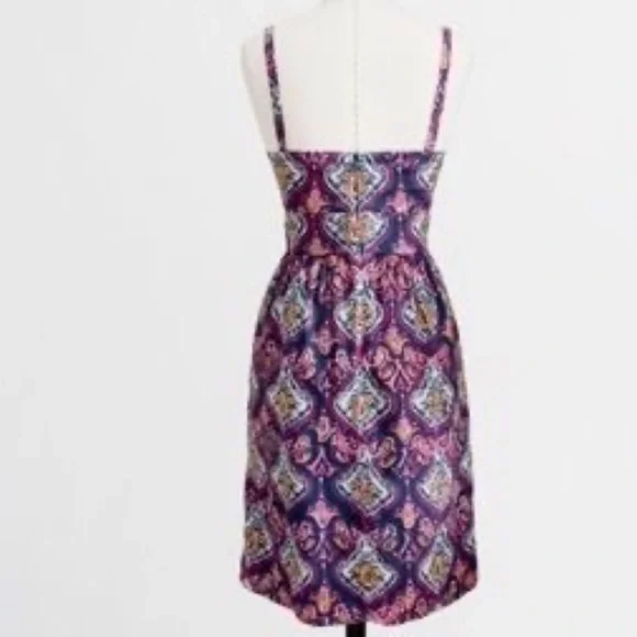 J. Crew Paisley Medallion Print Sundress - Picture 3 of 7
